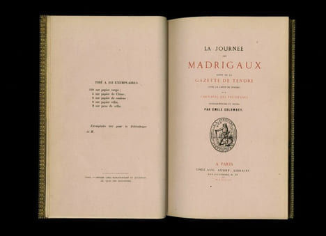 La Journée des Madrigaux, suivie de la Gazette de Tendre. [PRÉCIEUSES - CONRART]. Emile Colombey.