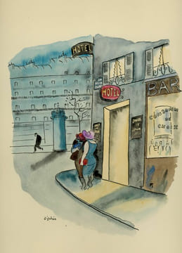 A travers Paris. Dix croquis. Oscar Fabrès (artiste illustrateur) / Tristan Derème (préface)