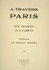 A travers Paris. Dix croquis. Oscar Fabrès (artiste illustrateur) / Tristan Derème (préface)