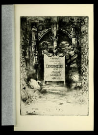 Estampe originale L'Ensorcelée 2e état etching gravue