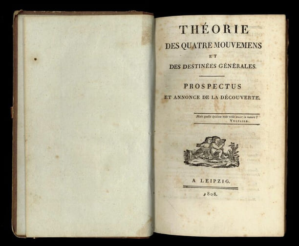 Théorie des Quatre Mouvemens et des Destinées Générales. Prospectus et Annonce de la Découverte.