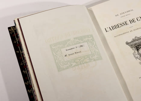 L'ABBESSE DE CASTRO avec des illustrations d'Eugène Courboin.
. STENDHAL (Henri Beyle, DE). Eugène COURBOIN, illustrateur. Angelo MARIANI ...