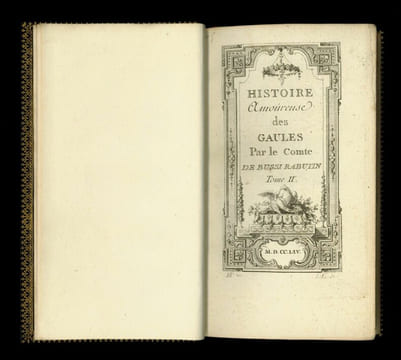 HISTOIRE AMOUREUSE DES GAULES, par le Comte de BUSSI RABUTIN (sic).
. Roger de RABUTIN, comte de BUSSY, dit BUSSY-RABUTIN | Gatien COURTILZ DE ...