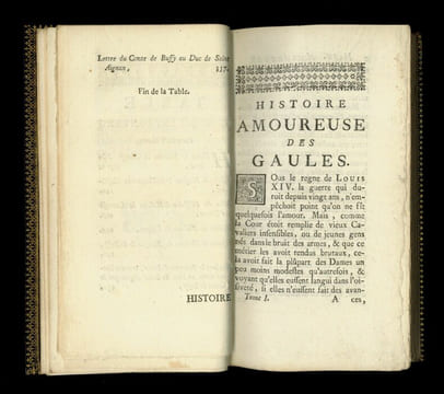 HISTOIRE AMOUREUSE DES GAULES, par le Comte de BUSSI RABUTIN (sic).
. Roger de RABUTIN, comte de BUSSY, dit BUSSY-RABUTIN | Gatien COURTILZ DE ...