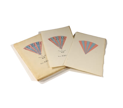EVENTAIL, dix gravures de Marie Laurencin accompagnées de poésies nouvelles de Louis CODET, Jean PELLERIN, Roger ALLARD, André BRETON, Francis CARCO, ...