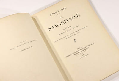 LA SAMARITAINE. Evangile en trois tableaux, en vers. Représenté pour la première fois, à Paris, sur le Théâtre de la Renaissance, le mercredi saint (14 avril 1897).