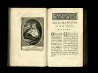 L'Office de l'église en latin et en français. Contenant l'Office de la Vierge pour toute l'année. L'Office des Dimanches et des Fêtes, les sept Psaumes de la Pénitence. Les Oraisons de l'église pour les dimanches et les fêtes de l'année. Prières tirées de l'Ecriture Sainte et des Saints Pères, et les Hymnes traduites en français. Avec une introduction pour les fidèles et les règles de la vie chrétienne. Dédié au Roi. Nouvelle édition augmentée de la Bénédiction de l'Eau ; Prières du Prône, Messes des principales fêtes, et préfaces de l'année. Examen de conscience, et prières pour la Confession et la Communion, et la Passion de Notre-Seigneur. A l'usage de Rome et de Paris. [avec l'Office des Morts].

