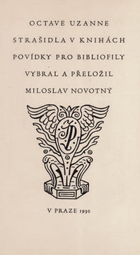 Un livre rare imprimé à 75 exemplaires à Prague en 1933 : 3 contes pour les bibliophiles d'Octave Uzanne illustrés de 7 bois gravés par le maître du ...
