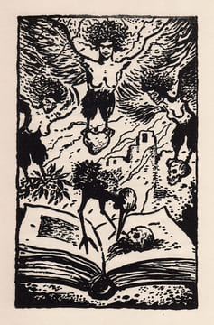Un livre rare imprimé à 75 exemplaires à Prague en 1933 : 3 contes pour les bibliophiles d'Octave Uzanne illustrés de 7 bois gravés par le maître du ...
