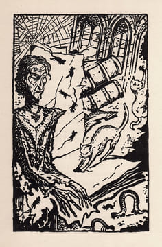 Un livre rare imprimé à 75 exemplaires à Prague en 1933 : 3 contes pour les bibliophiles d'Octave Uzanne illustrés de 7 bois gravés par le maître du ...