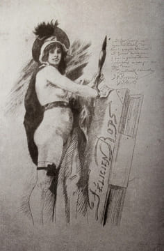 FÉLICIEN ROPS ET SON OEUVRE.. Arsène ALEXANDRE - E. BAILLY - F. CHAMPSAUR - Edmond HARAUCOURT - J.-M. HEREDIA - J.-K. HUYSMANS - Camille LEMONNIER - ...
