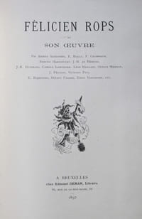 FÉLICIEN ROPS ET SON OEUVRE.