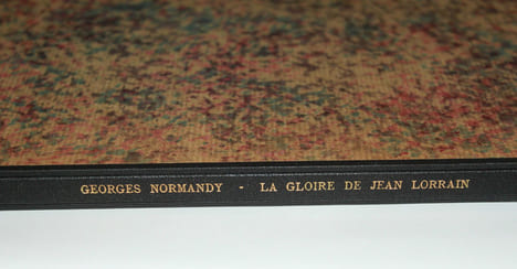 Manuscrit autographe et documents divers
à la gloire de Jean Lorrain érigé à Fécamp. Georges Normandy