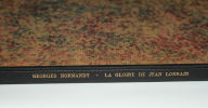 Manuscrit autographe et documents divers
à la gloire de Jean Lorrain érigé à Fécamp.  Georges Normandy 