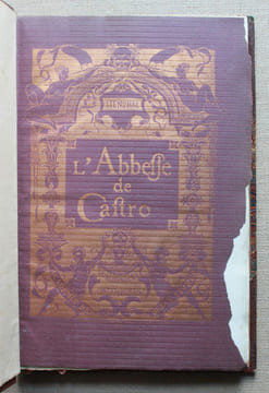 L'ABBESSE DE CASTRO avec des illustrations de Eugène Courboin.. DE STENDHAL (Henri Beyle)