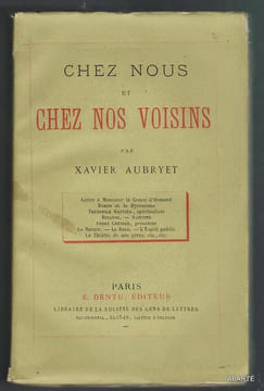 CHEZ NOUS et CHEZ NOS VOISINS. Lettre à Monsieur le Comte d'Osmond. BYRON et le Byronisme. Théophile GAUTIER, spiritualiste. RIVAROL. SAINTINE. André ...