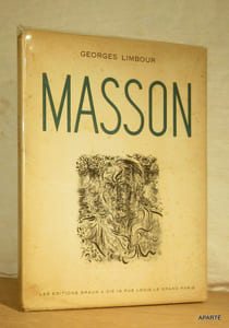 MASSON. (envoi signé + gouache originale d'André Masson).