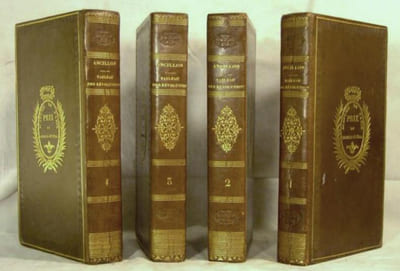 TABLEAU des RÉVOLUTIONS du SYSÈME POLITIQUE de l' EUROPE, depuis la fin du quinzième siècle. Nouvelle édition, revue et corrigée par l'auteur. (quatre volumes).