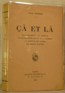 Çà et là. De la propriété - La Commune - Le collectivisme devant la 10e chambre - La question des loyers - Les grands magasins.