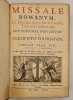 Missale Romanum.  Ex Decreto Sacro sancti Concilii Tridentini restitutum. Pii V. Pont. Max. iussu editum, et Clementis VIII. Primum, nunc denuo Urbani ...
