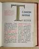 Missale Romanum.  Ex decreto sacrosancti Concilii Tridentini restitutum. Summorum Pontificum cura Recognitum. Editio trigesima tertia juxta sextam ...