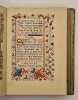 Nouvelles Heures et Pri&egrave;res compos&eacute;es dans le style des manuscrits du XIVe au XVIe si&egrave;cle.  . 
