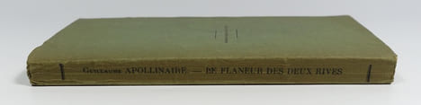 Le flâneur des deux rives. Avec une photographie de l'auteur. . APOLLINAIRE Guillaume