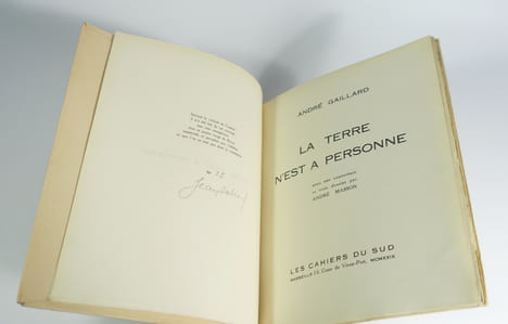 La terre n'est à personne. GAILLARD André