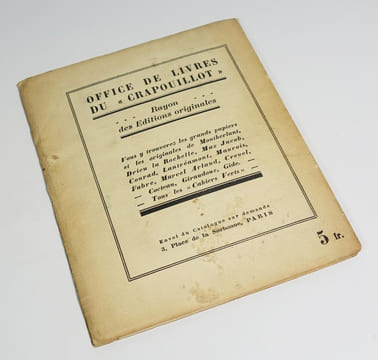 Revue Les Feuilles libres n°38 de la sixième année. (Collectif) Jean Giraudoux, Joseph Delteil, Marcel Raval, René Crevel, Pierre Reverdy, Roger de La ...