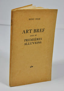 Art bref, suivi de premières alluvions