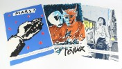 Une année en peinture. Calendrier 1985 (Tirage de tête). (Collectif) Hervé Di Rosa, Robert Combas, Roland Topor, Annette Messager, Pascal Doury, Jean ...