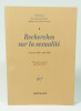 Recherches sur la sexualité. Janvier 1928 - Août 1932. Présenté et annoté par José Pierre. (Collectif) André Breton, Aragon, Paul Eluard, Jacques ...