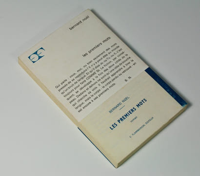 Les premiers mots. NOËL Bernard