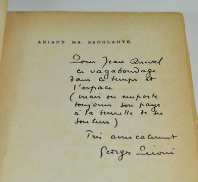 Ariane ma sanglante. PIROUE Georges