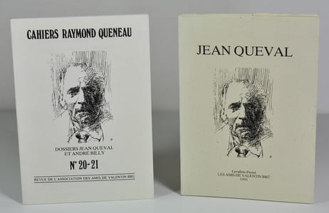Cahiers Raymond Queneau n°20-21 "Dossiers Jean Queval et André Billy" + tiré à part "Jean Queval : témoignages et textes inédits"