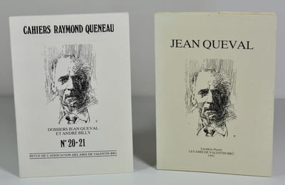 Cahiers Raymond Queneau n°20-21 "Dossiers Jean Queval et André Billy" + tiré à part "Jean Queval : témoignages et textes inédits"