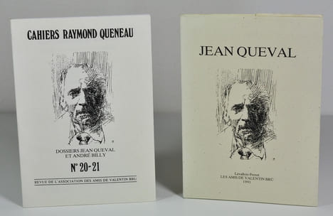 Cahiers Raymond Queneau n°20-21 "Dossiers Jean Queval et André Billy" + tiré à part "Jean Queval : témoignages et textes inédits". (Collectif) QUENEAU ...