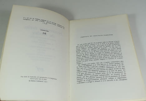 Nouveaux écrits de Rodez - Lettres au docteur Ferdière et autres textes inédits, suivis de Six lettres à Marie Dubuc. ARTAUD Antonin