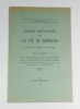 Quelques particularités sur la vie de Ronsard. Causerie faite à Saumur le 7 mars 1937. FOUQUET Rémy