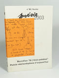 Po&eacute;sie 2003, n&deg;96. Boris Vian "Si.... (Collectif)