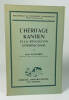 L'Héritage kantien et la révolution copernicienne (Fichte - Cohen - Heidegger). VUILLEMIN Jules