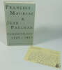 François Mauriac & Jean Paulhan | Correspondance 1925-1967. PAULHAN Jean - MAURIAC François