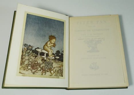 Piter Pan dans les jardins de Kensington. BARRIE J.M. - RACKHAM Arthur
