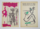 M&eacute;dium. Communication surr&eacute;aliste. Nouvelle s&eacute;rie. Num&eacute;ros 1 &agrave; 4, de novembre 1953 &agrave; janvier 1955.. (Collectif) Andr&eacute; Breton, Robert Benayoun, Jos&eacute; ...