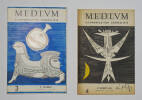 M&eacute;dium. Communication surr&eacute;aliste. Nouvelle s&eacute;rie. Num&eacute;ros 1 &agrave; 4, de novembre 1953 &agrave; janvier 1955.. (Collectif) Andr&eacute; Breton, Robert Benayoun, Jos&eacute; ...