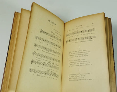 Chansons rouges. Musique de Marcel Legay. Illustrations de Steinlen. (Steinlen) BOUKAY Maurice