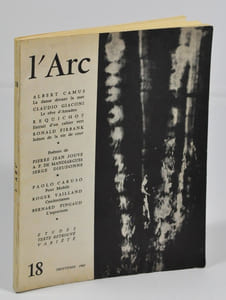 Revue L'Arc, n°18.