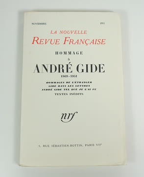 Hommage à André Gide (1869-1951) Hommages de l'étranger, Gide dans les lettres, André Gide tel que je l'ai vu, Textes inédits. (Collectif) André Gide, ...