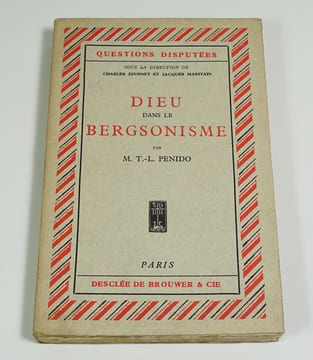Dieu dans le bergsonisme. PENIDO M. T.-L.
