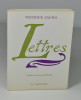 Lettres. SACHS Maurice